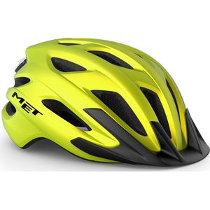 MET Crossover MIPS Fietshelm - Trekking - Maat XL - Lime Yellow Metallic Matt