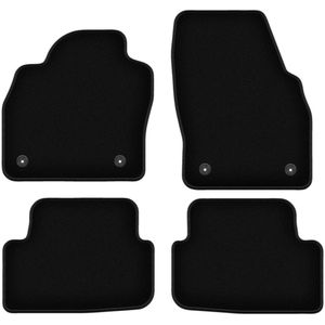 BASIC zwarte veloursmatten voor: Audi A1 II (GB) hatchback (2018-)