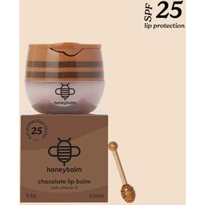 Honeybalm Lippenbalsem Chocolate + SPF 25 - 6.5 gram (1 stuk)