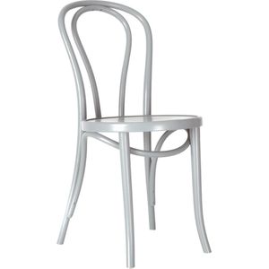 Fameg Vienna Thonet No. 18 Eetkamerstoel - Hout - Design - Bistrostoel - Grijs