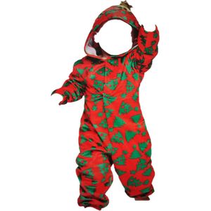 Baby Christmas Onesie - Rood/Groen - Maat 68-74