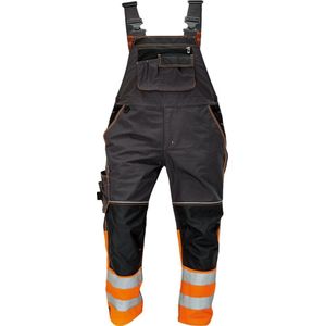 Knoxfield Amerikaanse overall HV fluor antraciet/oranje, maat 52 - EN471