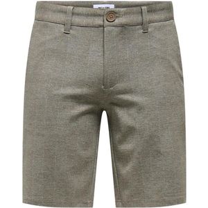 Only & Sons Broek Onsmark 0209 Check Shorts Noos 22028248 Chinchilla Mannen Maat - XS