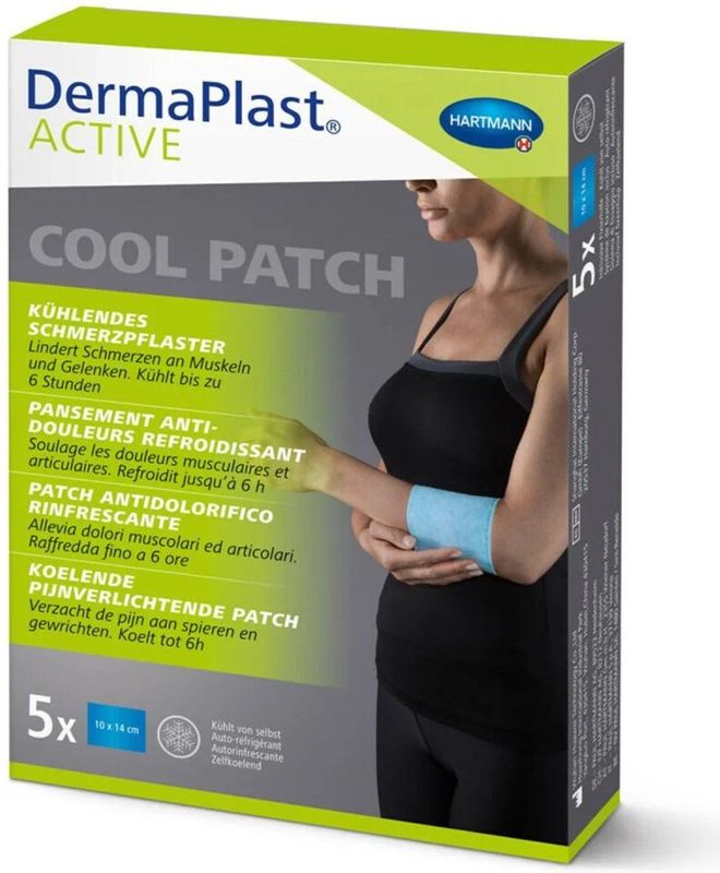 Dermaplast ACTIVE - Coolpack - 10 x 14 cm - 5 Stuks