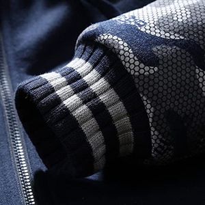 Heren Hoodie Met Rits - Warme Fleece Gevoerde Sweatjack voor Elke Seizoen