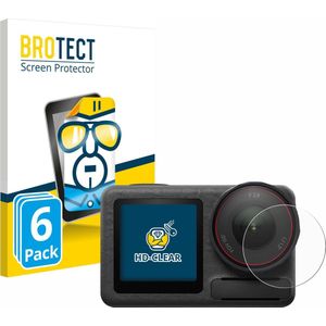 BROTECT - Screenprotector voor DJI Osmo Action 5 Pro (Lens) - Folie Beschermfolie transparant 6 Stuks