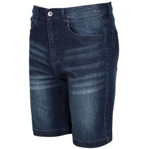 Regatta Dacken Coolweave-Katoenen Denimshort - Broek - Blauw