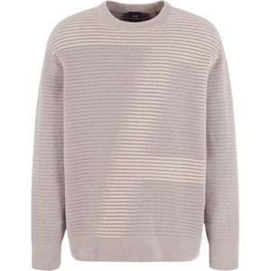 Armani Exchange - Trui Taupe Armani Exchange Pullovers Taupe 6dzm2p Zm4pz