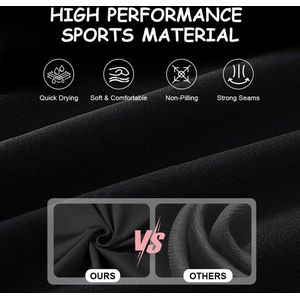 Lange Zwarte Kindersportlegging met Zakken voor Meisjes - Hardlopen Gymnastiek .