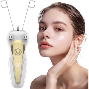 Ynkkvre - elektrische epilator voor vrouwen - gezichts- en lichaamsbeharing verwijderaar met USB en LED - gezichtsverzorging en massage