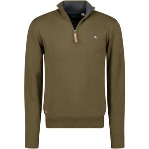 Geographical Norway Fregate Heren Trui Opstaande Kraag Kaki - XXL