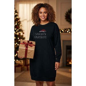 ONLY CARMAKOMA - CARSANTA XMAS O-NECK SWEAT DRESS JRS - Dames - Mini jurken