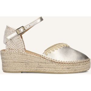 Kazar - Gouden Stiletto Sandalen - Dames - Leer - Dunne Bandjes