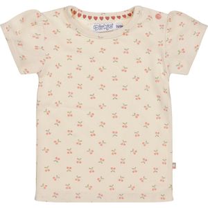 Dirkje T-shirt T-shirt Ss met All Over Print Wit