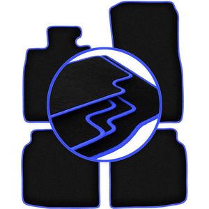 CARLUX-BLUE automatten voor: BMW 7 F02 sedan (2008-2015)