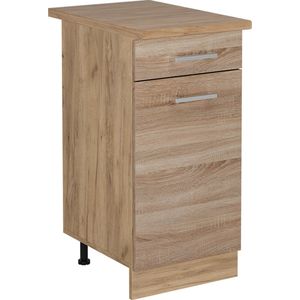 Vicco R-Line Keuken Keukenonderkast – 40 cm , WB Eik Sonoma , WB Eik