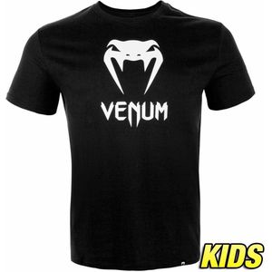 Venum Kleding Classic T Shirt Zwart Kids - 14 Jaar