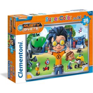Clementoni Supercolor Maxi puzzel - Rusty Rivets - 24 grote puzzzelstukjes