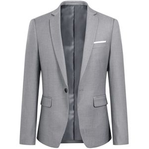 Allthemen Heren Blazer Suit Jacket - Heren slim fit jas - XS