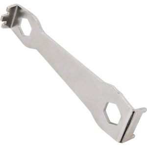 Fiets Kettingmoer Sleutel Multifunctionele RVS Fiets Ketting Ring Bouten Sleutel - Zwengelsleutel Verwijderen Sleutel - Fietsen Reparatie Tool .