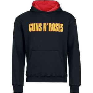 Guns N' Roses Logo Heren Trui met capuchon - zwart/rood - S