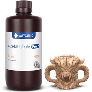 ABS-Like 3D Printer Resin Pro 1KG - Hoge Precisie en Sterkte, Geschikt voor LCD/DLP/SLA 3D Printers