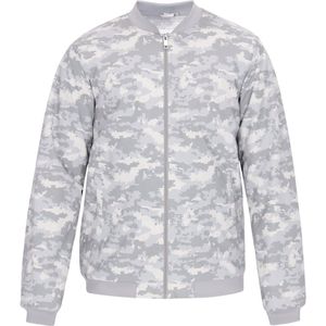 MO - Tussenjas - Grijs - Bomberjack - Normale Pasvorm - Camouflage