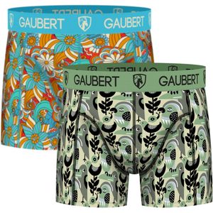 Gaubert Bamboe Boxershorts - 2 Stuks - XL - Vogels - Trendy Felle Kleuren - Duurzaam