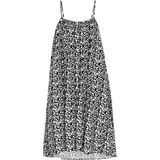 MYMO - Spring Summer - Zomerjurk - Zwart/Wit - Dierenprint - Mouwloos