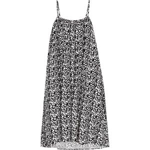 MYMO - Spring Summer - Zomerjurk - Zwart/Wit - Dierenprint - Mouwloos