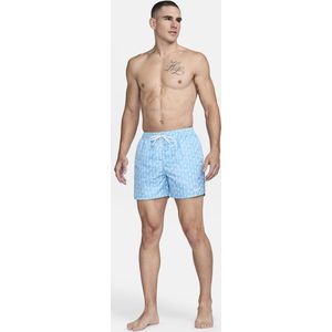 Zwembroek - Aquarius Blauw - 100% Polyester - Met Ingebouwde Mesh Brief