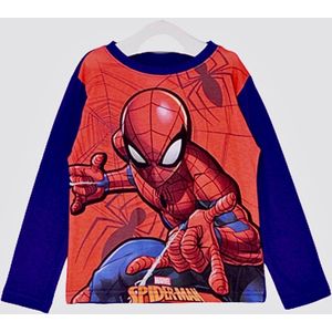 Marvel Spiderman Shirt - Lange mouw - Maat 98