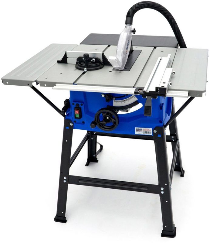 HBM 250 mm. Cirkelzaagtafel Met 2 Zijtafels 2000 Watt