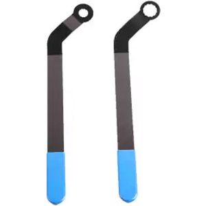 Spanrolsleutelset voor vlakke snaren, MINI -Weber Tools-2 delig spanrol sleutelset voor het in- en uitbouwen van de multi V-riem van BMW Mini met vlakke snaren