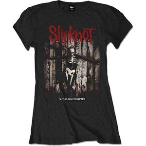 Slipknot - .5: The Gray Chapter Album Dames T-shirt - L - Zwart