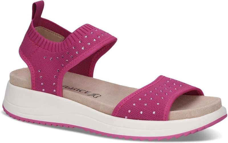 Caprice - Gezondheidsslippers - Textiel - Zwart