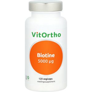 VitOrtho Biotine 5000 mcg - 120 capsules - Vitamine B preparaat