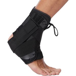 Tactical Support Enkelbrace met Veters en Verstelbare Banden – Optimale Ondersteuning voor Sport en Herstel – Stabiliteit bij Verstuikingen en Blessures - Maat M 37-41