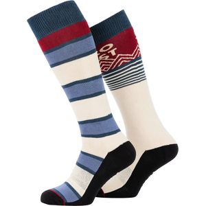 Protest Prtwiseton - Skisokken Heren - Gestreept - Outdoor – Twilight Navy