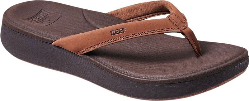 Reef - Cushion Cloud - Slipper - Espresso - Veganistisch Leer - Zachte Polyester Voering