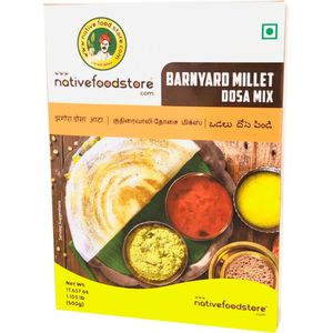 Native Food - Boerenerfgierst Dosa Mix - Barnyard Millet Dosa Mix - Pannenkoekenmix - 3x 500 g