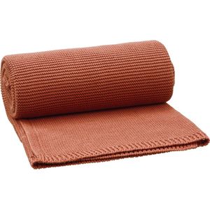 Fresk Kinderdeken 80 x 100 cm - Babydeken - Wiegdeken - Ledikant deken - Gebreid - Copper