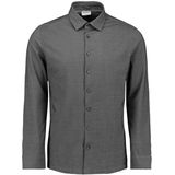 No Excess - Overhemd - Donkergrijs - Regular Fit - Lange Mouw