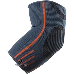 Nevolis Elleboogsteun Elleboogbrace Compressie Arm Sleeve voor Tendonitis Artritis Beste voor Tennis Elleboog Golfers Elleboog Gewichtheffen Grijs .