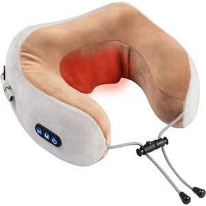 Cervicaal Massagekussen met 6 Massagemodi | Ergonomisch en Draagbaar voor Ontspanning en Pijnverlichting
