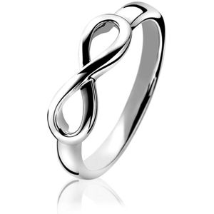 ZINZI zilveren ring infinity glad ZIR1065