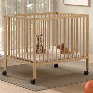 Vipack - Babypark Dino | 95 x 75 cm | verstelbaar | massief beukenhout - 75x95 - Bruin