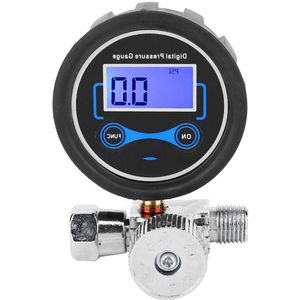 Digitale manometer luchtregelaar regelklep voor verfspuitpistool - 1/4 inch drukregelaar met manometer