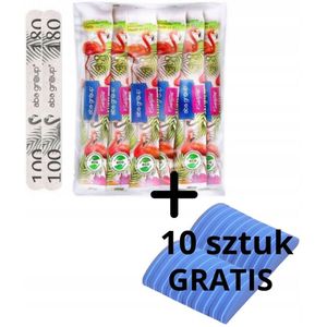 Aba Group Vijlen 100/180 Wit - Pakket van 50 stuks + Gratis