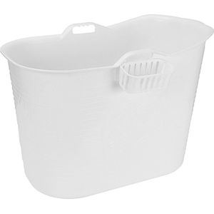 FlinQ Bath Bucket 1.0 - Badkuip - Zitbad - 185L - Wit